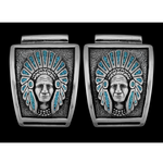 Native American Chief Watch - Mainland Silver