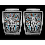 Native American Chief Watch - Mainland Silver