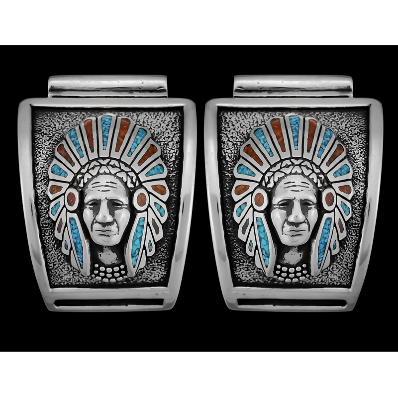 Native American Chief Watch - Mainland Silver