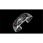 Customizable Sterling Silver screaming Eagle cuff Bracelet, Birthstone Bracelets, Eagle Bracelet Jewelry, Navajo thunderbird Bracelet - Mainland Silver