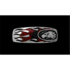 Customizable Sterling Silver screaming Eagle cuff Bracelet, Birthstone Bracelets, Eagle Bracelet Jewelry, Navajo thunderbird Bracelet - Mainland Silver