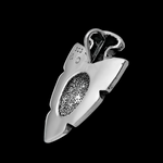 Bear Paw Arrowhead Pendant - Mainland Silver