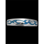 Customizable Sterling Silver Tribal cuff Bracelet, Birthstone Bracelets, Barbed Wire Jewelry, Tribal Bracelet, Navajo Jewelry