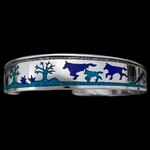 Wolf Family Storyteller Bracelet - Mainland Silver