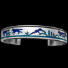 Wolf Family Storyteller Bracelet - Mainland Silver
