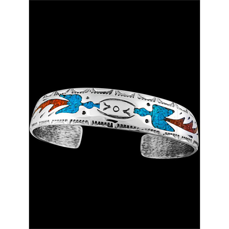 Native Thunderbird Bracelet - Mainland Silver