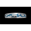 Customizable Sterling Silver Tribal cuff Bracelet, Birthstone Bracelets, Barbed Wire Jewelry, Tribal Bracelet, Navajo Jewelry
