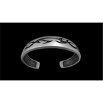 Customizable Sterling Silver Tribal cuff Bracelet, Birthstone Bracelets, Barbed Wire Jewelry, Tribal Bracelet, Navajo Jewelry