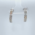 ER730 Half Hoop Band Stud Earrings