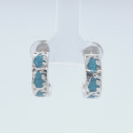 ER556 Buffalo Half Hoop Stud Earring