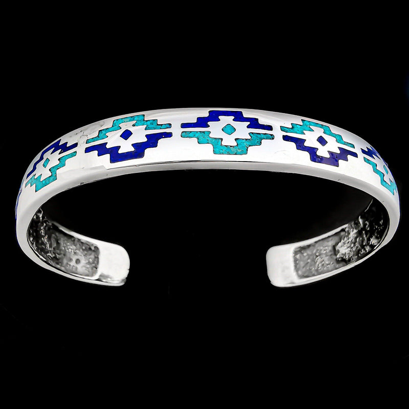 Chakana Cross Bracelet - Mainland Silver