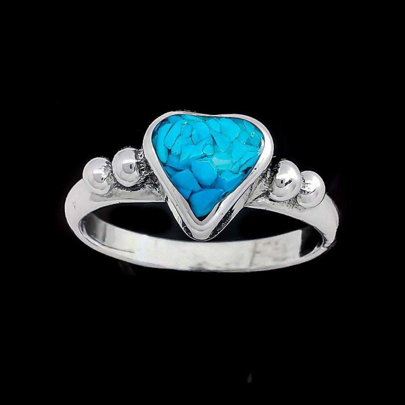 Four Points Hearts Ring