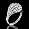 Diamond Cut Dome Ring