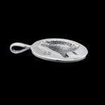 Wolf Pendant, 925 Sterling Pack Leader pendant, Southwestern Wolf Pendant, Growling, Protector - Mainland Silver