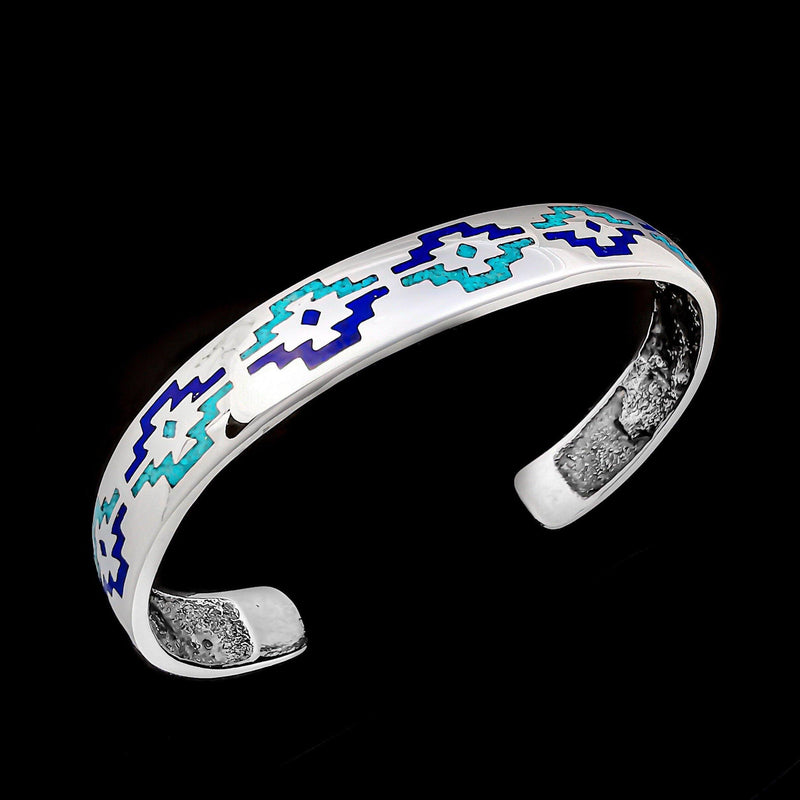 Chakana Cross Bracelet - Mainland Silver
