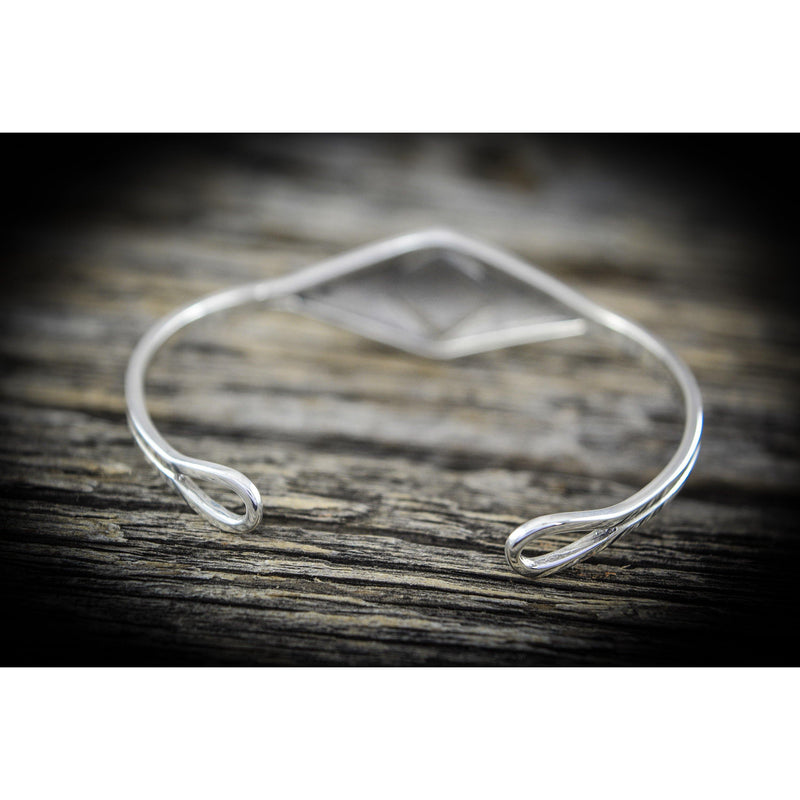 Custom Sterling Silver cuff Bracelet, Opal Birthstone Bracelets, Natural Gemstone Bracelet, Mixed Stone cuff Bracelet, Custom Southwestern - Mainland Silver