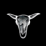 Southwestern Steer Skull Pendant, 925 Sterling Silver pendant, Western, Cattle, Longhorn - Mainland Silver