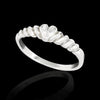 Diamond Cut Groovy Heart Ring