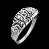 Diamond Cut Four Leaves Ring