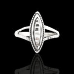 Diamond Cut Twisted Wire Ring