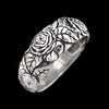 Diamond Cut Garden Rose Ring
