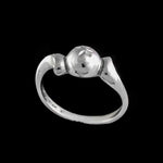 Diamond Cut Sphere Ring