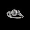 Diamond Cut Sphere Ring