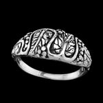 Diamond Cut Four Leaves Ring