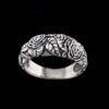 Diamond Cut Garden Rose Ring