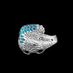 Bald Eagle Pendant, 925 Sterling Silver, Southwestern Bald Eagle Necklace,  Gemstone Pendant, - Mainland Silver