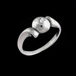 Diamond Cut Sphere Ring