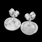 Round Moose Stud Earring - Mainland Silver