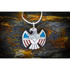Navajo inspired Thunderbird Pendant, 925 Sterling Thunderbird pendant, Native American Jewelry, Southwestern - Mainland Silver