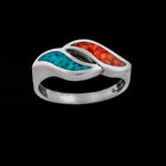 Breaking Waves Ring - Mainland Silver