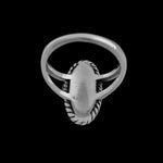 Large Inlay Rope Ring - Mainland Silver