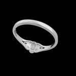 Dainty Iris Ring - Mainland Silver