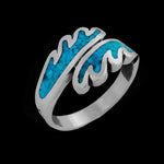 Mirror Tidal Wave Ring - Mainland Silver