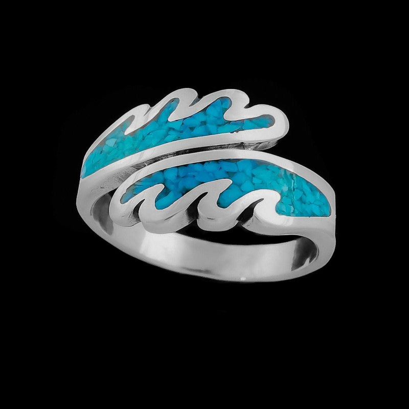 Mirror Tidal Wave Ring - Mainland Silver