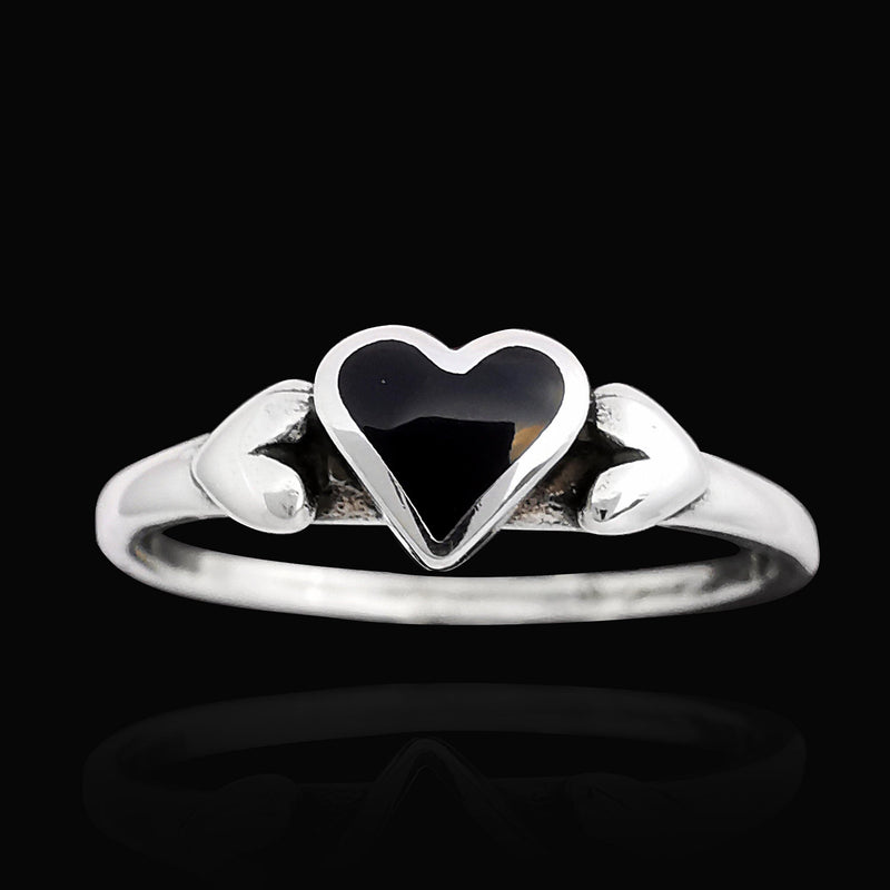 Three Times Love Ring - Mainland Silver