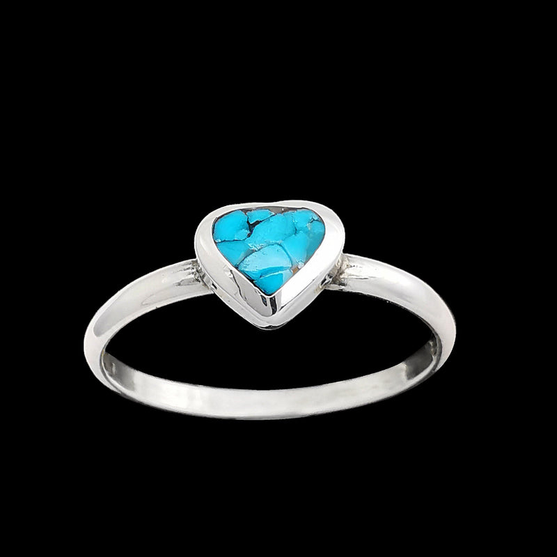 Lone Heart Ring - Mainland Silver