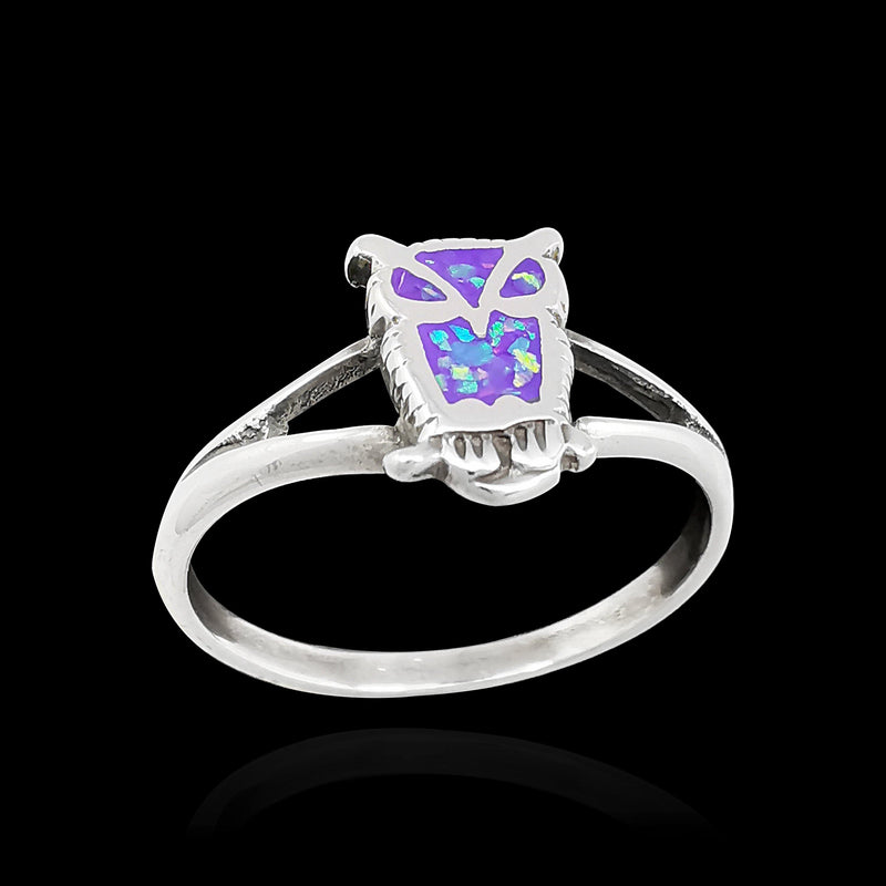 Barn Owl Ring - Mainland Silver