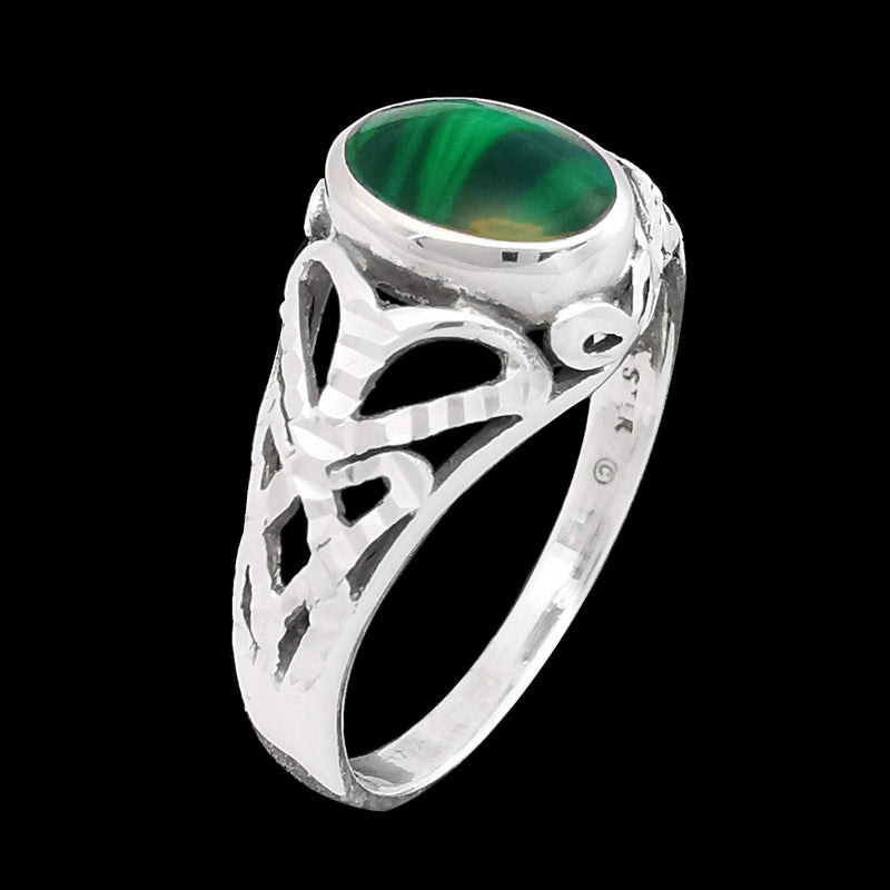 Infinite Knot Hearts Ring - Mainland Silver