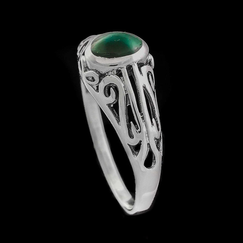 Open Sorrento Inlay Ring - Mainland Silver