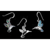 Hummingbird in Flight Earrings - Mainland Silver