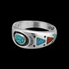 Navajo Handmade Ring • Roie Jaque Design • 925 Sterling Silver • Native American Jewelry