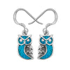 Great Horned Owl Earrings • 925 Sterling Silver • Nature-inspired Jewelry