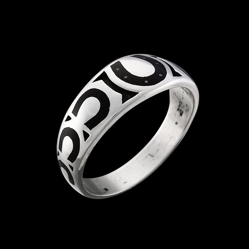 Horse Ring • Navajo Handmade • 925 Sterling Silver • Size 13 • Equestrian Inspired