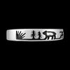 Bear Cuff Bracelet • 925 Sterling Silver • Navajo Handcrafted • Native American Jewelry