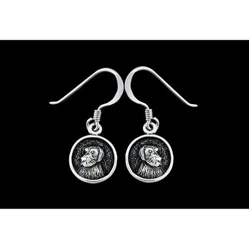 925 Sterling Silver Dog Earrings, Best Friend Earrings, Dog Earrings