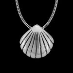 925 Sterling Silver Seashell Pendant